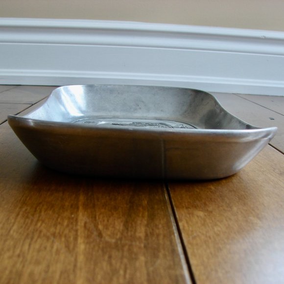 Wilton Pewter Bread Tray Platter Give Us This Day Our Daily Bread Mikasa - Picture 10 of 10